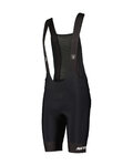 SCOTT κοντά παντελόνια με τιράντες - SRAM PRO +++ - μαύρο/λευκό
