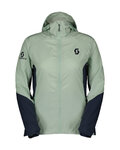 SCOTT αντιανεμικά μπουφάν - EXPLORAIR LIGHT WB W - πράσινο/μπλε