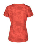 SCOTT κοντομάνικα μπλουζάκια - DRI TIE DYE W - κόκκινο