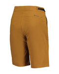 SCOTT κοντά παντελόνια χωρίς ιμάντες - TRAIL TUNED W - καφέ