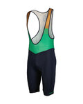 SCOTT κοντά παντελόνια με τιράντες - BIB RC TEAM ++ - μπλε/πράσινο/καφέ