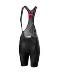 CASTELLI κοντά παντελόνια με τιράντες - FREE AERO 4 W - μαύρο