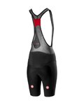 CASTELLI κοντά παντελόνια με τιράντες - FREE AERO 4 W - μαύρο