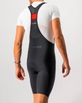 CASTELLI κοντά παντελόνια με τιράντες - NANO FLEX PRO RACE - μαύρο