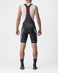 CASTELLI κοντά παντελόνια με τιράντες - COMPETIZIONE KIT - μαύρο