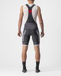 CASTELLI κοντά παντελόνια με τιράντες - COMPETIZIONE KIT - γκρί