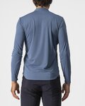 CASTELLI μακρυμάνικα μπλουζάκια - TECH 2 HENLEY - μπλε