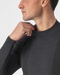 CASTELLI μακρυμάνικα μπλουζάκια - BANDITO WOOL LS - μαύρο