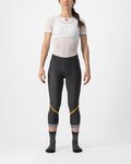 CASTELLI Παντελόνια ¾ χωρίς τιράντες - VELOCISSIMA THERMAL - μαύρο