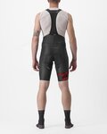 CASTELLI κοντά παντελόνια με τιράντες - FREE AERO RC KIT - μαύρο/κόκκινο