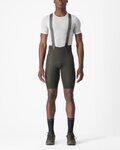 CASTELLI κοντά παντελόνια με τιράντες - FREE UNLIMITED - πράσινο
