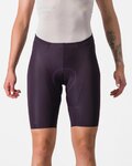 CASTELLI κοντά παντελόνια χωρίς ιμάντες - FREE AERO RC W SHORT - μωβ