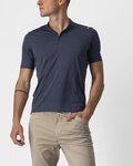 CASTELLI κοντομάνικα μπλουζάκια - TECH 2 POLO - μπλε