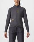 CASTELLI χειμερινές μακρυμάνικες φανέλες - UNLIMITED TRAIL W - γκρί