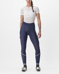 CASTELLI μακριά παντελόνια χωρίς τιράντες - VELOCISSIMA THERMAL - μπλε