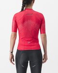 CASTELLI κοντομάνικες φανέλα - AERO PRO W - κόκκινο