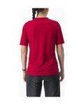 CASTELLI κοντομάνικες φανέλα - TRAIL TECH 2 W - κόκκινο