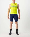 CASTELLI κοντά παντελόνια χωρίς ιμάντες - PREMIO SHORTS - μπλε