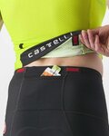 CASTELLI κοντά παντελόνια χωρίς ιμάντες - RIDE - RUN SHORT - μαύρο