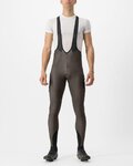 CASTELLI μακριά παντελόνια με τιράντες - UNLIMITED THERMAL - καφέ