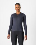 CASTELLI χειμερινές μακρυμάνικες φανέλες - FLY LS W - μαύρο