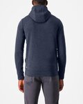 CASTELLI φούτερ - MILANO 2 FULL ZIP FLEECE - μπλε