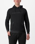 CASTELLI φούτερ - LOGO HOODIE - μαύρο