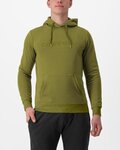 CASTELLI φούτερ - LOGO HOODIE - πράσινο