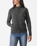 CASTELLI φούτερ - MILANO 2 FULL ZIP W FLEECE - γκρί