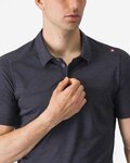 CASTELLI πόλο μπλουζα - MERINO POLO - ανθρακί