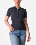 CASTELLI πόλο μπλουζα - MERINO W POLO - μαύρο