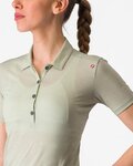 CASTELLI πόλο μπλουζα - MERINO W POLO - πράσινο