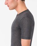 CASTELLI κοντομάνικα μπλουζάκια - MEDIO BASE LAYER - γκρί