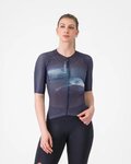 CASTELLI κοντομάνικες φανέλα - CLIMBER'S A/C W - μωβ