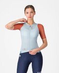 CASTELLI κοντομάνικες φανέλα - CORRETTO W - μπλε/κόκκινο