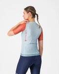 CASTELLI κοντομάνικες φανέλα - CORRETTO W - μπλε/κόκκινο
