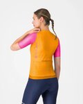 CASTELLI κοντομάνικες φανέλα - CORRETTO W - πορτοκαλί/ροζ