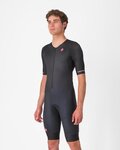 CASTELLI Ολόσωμες φόρμες - CORE TRI SUIT SHORT SLEEVE - μαύρο