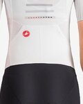 CASTELLI Ολόσωμες φόρμες - FREE SANREMO 3 W SUIT SHORT SLEEVE - λευκό/ασημένιο/μαύρο