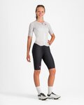 CASTELLI Ολόσωμες φόρμες - FREE SANREMO 3 W SUIT SHORT SLEEVE - λευκό/ασημένιο/μαύρο