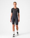CASTELLI Ολόσωμες φόρμες - CORE TRI W SUIT SHORT SLEEVE - μαύρο