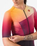 CASTELLI κοντομάνικες φανέλα - FREE SPEED 3 W RACE TOP - πολύχρωμο