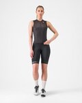CASTELLI αμάνικες φανέλες - FREE SPEED 3 W TOP - μαύρο