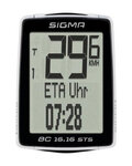SIGMA SPORT στροφόμετρα - BC 16.16 STS CAD TOPLINE 016 - λευκό/μαύρο