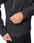 VAUDE αντιανεμικά μπουφάν - QIMSA SOFTSHELL - μπορντό/μαύρο
