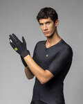 ALÉ γάντια με μακριά δάχτυλα - SPINTA - μαύρο