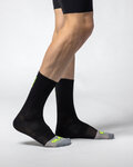 ALÉ κάλτσες κλασικές - COLOR BLOCK - μαύρο/γκρί