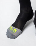 ALÉ κάλτσες κλασικές - COLOR BLOCK - μαύρο/γκρί