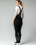GOBIK μακριά παντελόνια με τιράντες - LIMITED 6.0 WOMEN - μαύρο