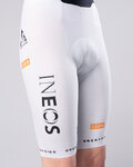 GOBIK κοντά παντελόνια με τιράντες - LANCER NETCOMPANY INEOS DIAMOND 26 - λευκό